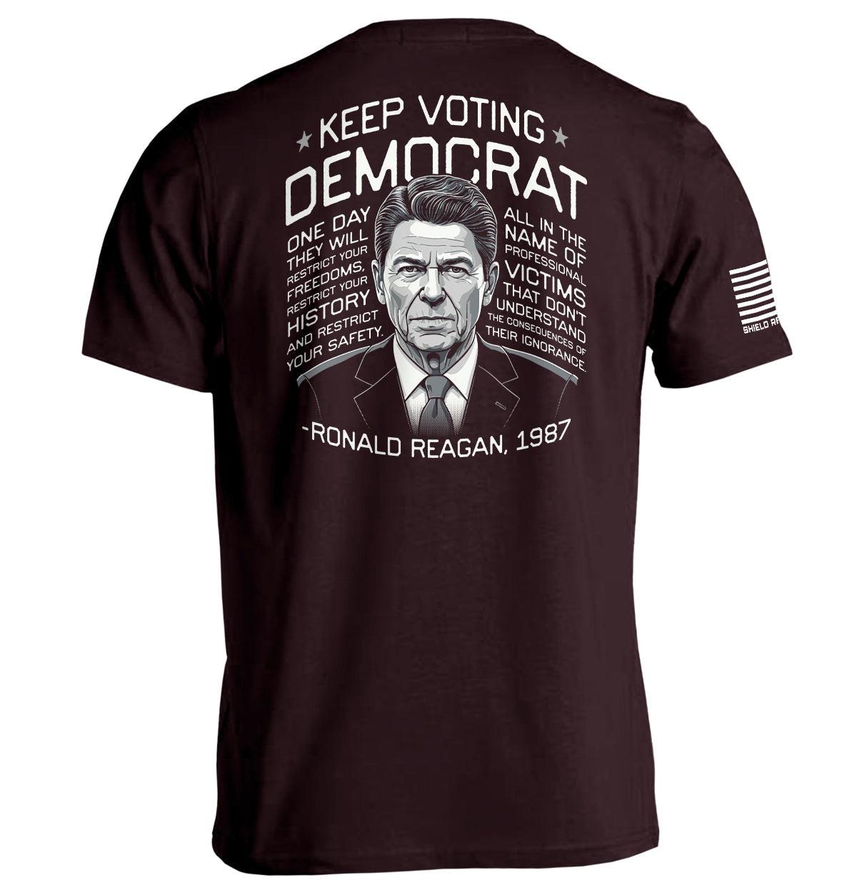 Wählt weiterhin Demokraten, Ronald Reagan