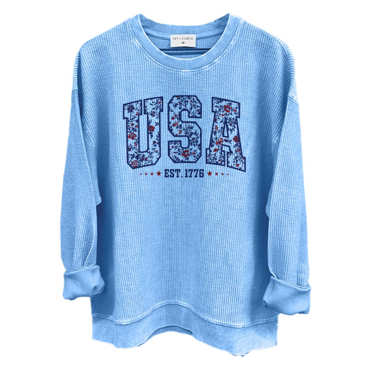 USA Floral Est 1776 (Vorderseite)