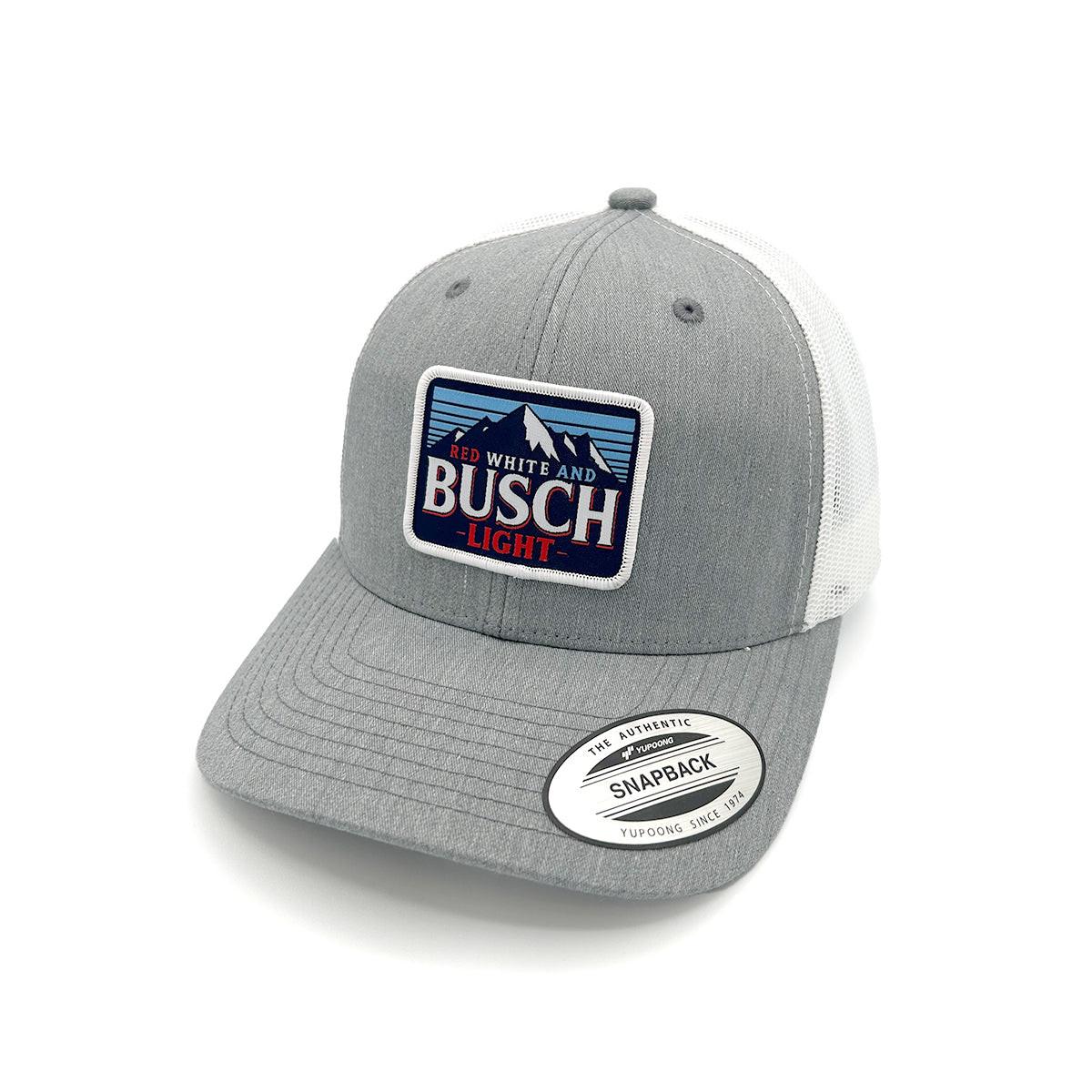 Rot Weiß Busch Light Gewebter Patch Hut