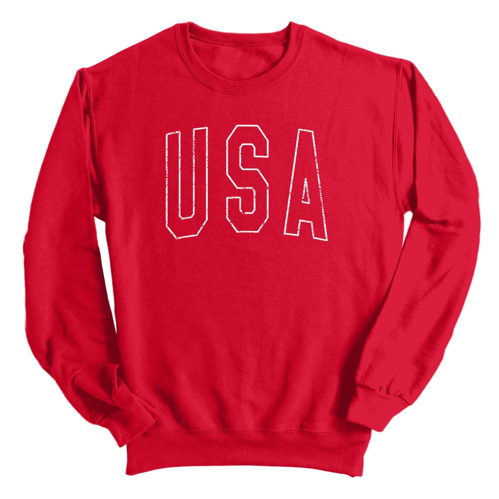 USA Collegiate Uni-Weiß (Vorderseite)