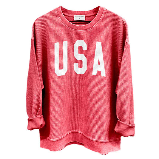 USA Collegiate Uni-Weiß (Vorderseite)