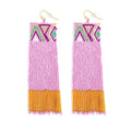 Radiant Flow Beaded Earrings