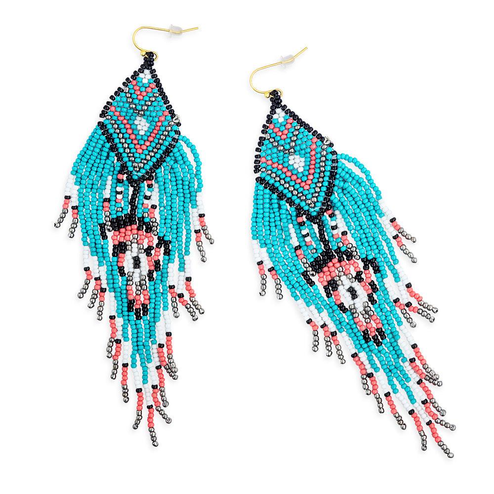 Shawl Of My Tribe Beaded Earrings