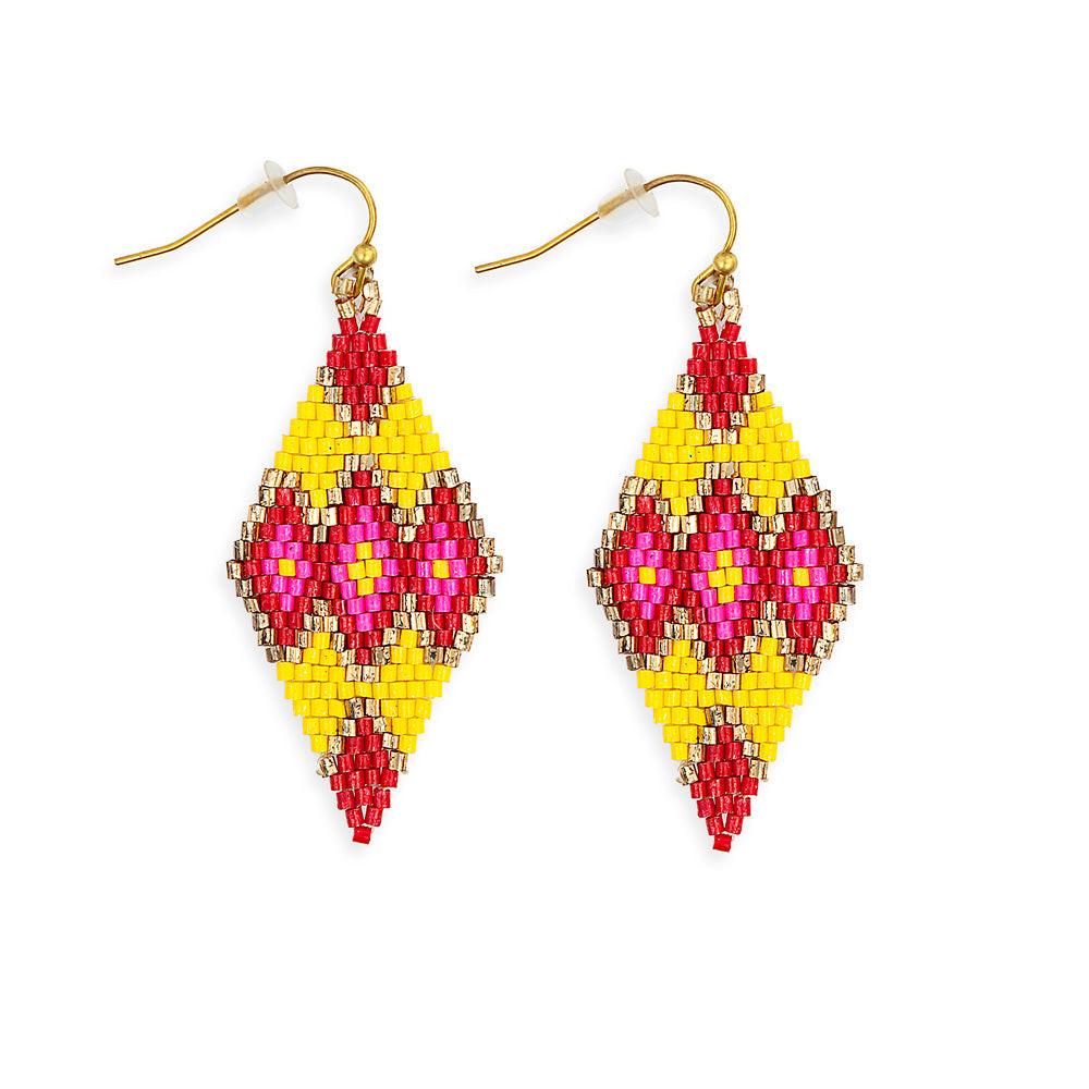 Time's Gift Beaded Earrings