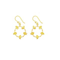 Heart's Dance Earrings in Gold