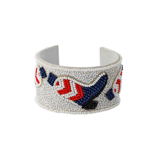Texas Spirit Beaded Cuff Bracelet