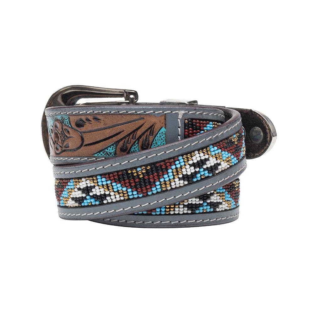 Sunrise Over Sanora Hand-tooled Women's Belt