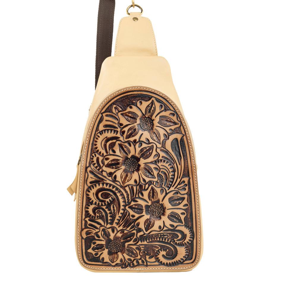 Glorietta Sling Bag In Light Camel