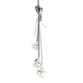 Silver & Frost Pine Cones Ornament