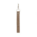 Russet Key Fob In Beige