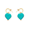 Mi CorazÃ³n Azul Earrings