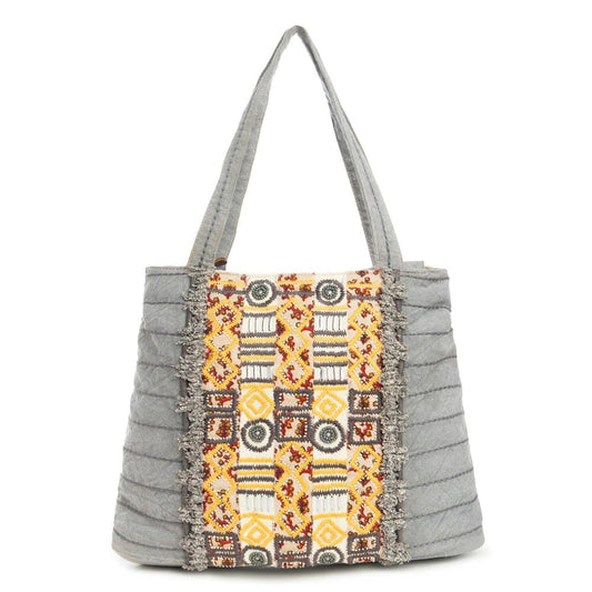 Boho-Wandteppich-Einkaufstasche