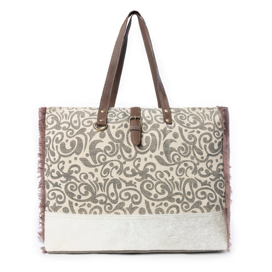Blumenmuster-Reisetasche