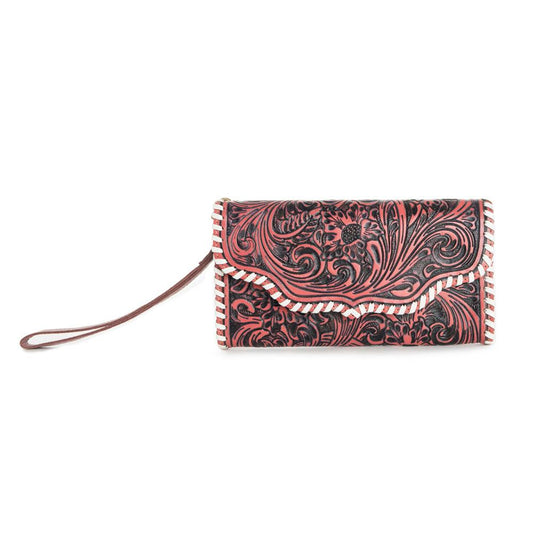 Desert Roses Portemonnaie in Purpurrot In Pink