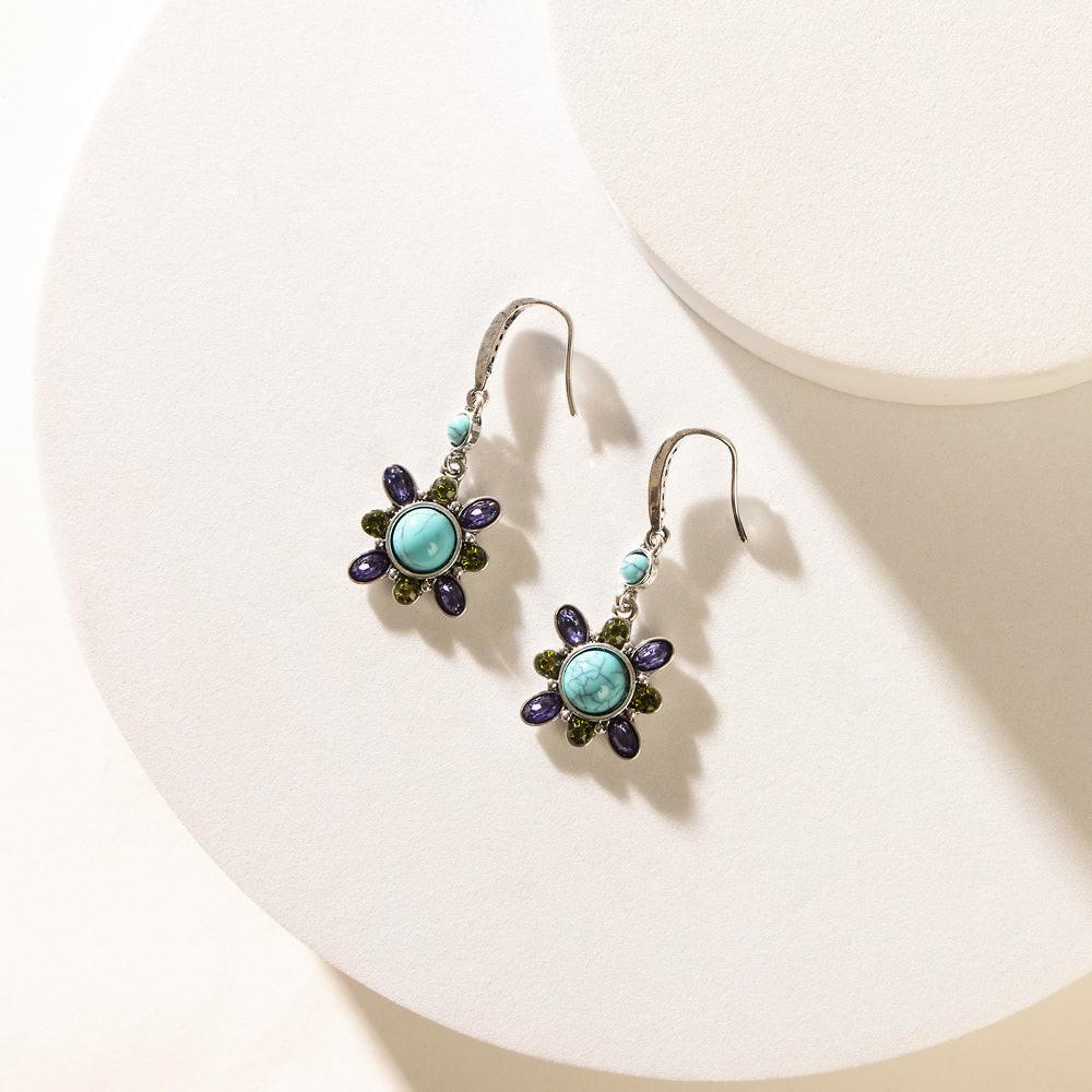 Calibri Trail Earrings In Blue