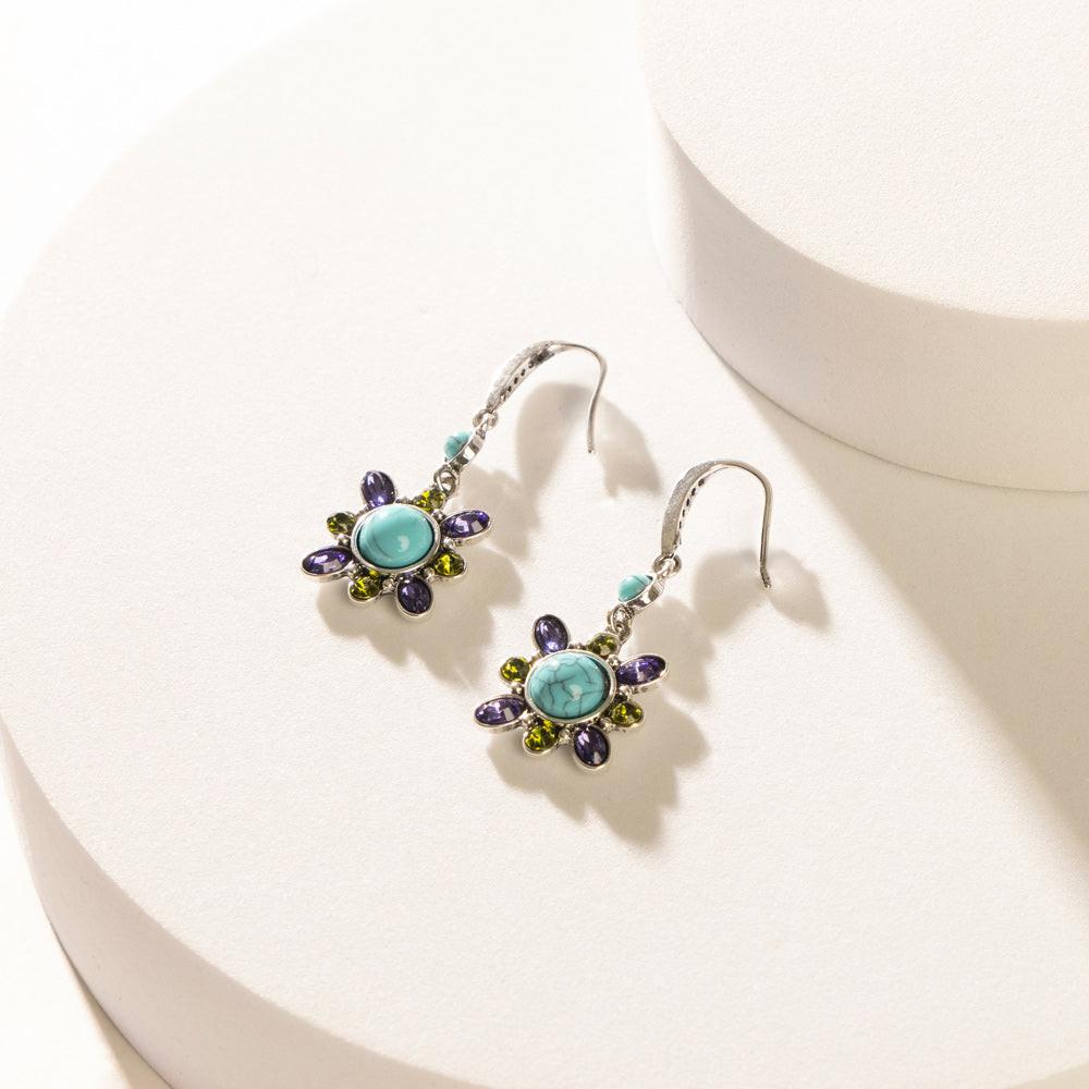 Calibri Trail Earrings In Blue