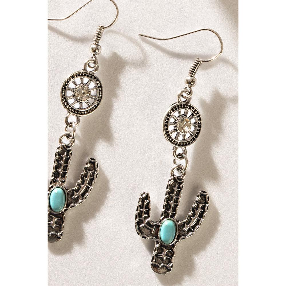 Saguaro Sentinels Earrings In Blue