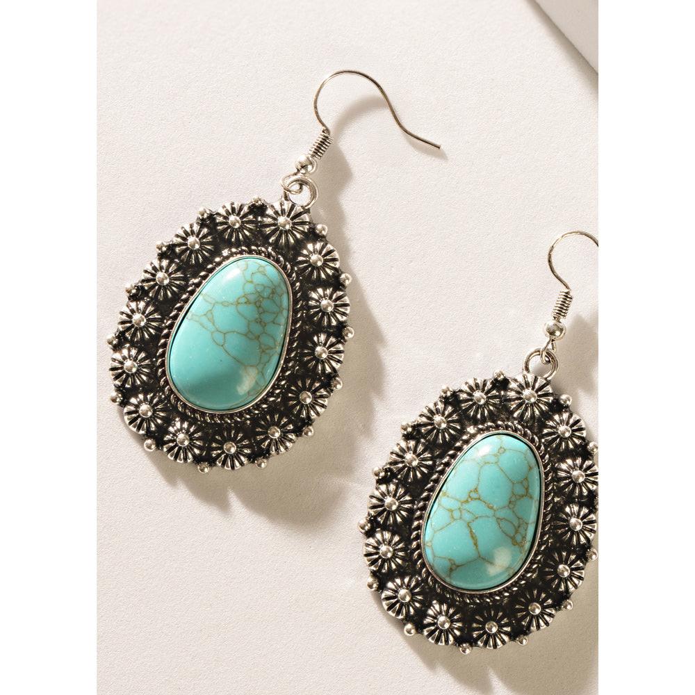 Lunare Light Earrings In Blue