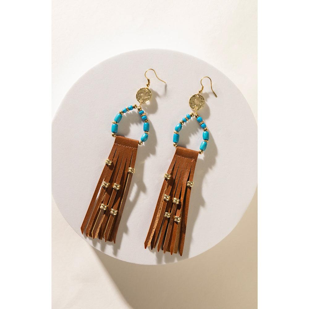 Midnight's Mystery Earrings In Brown