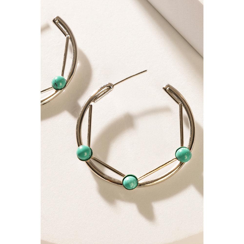 Dream Strands Earrings In Blue
