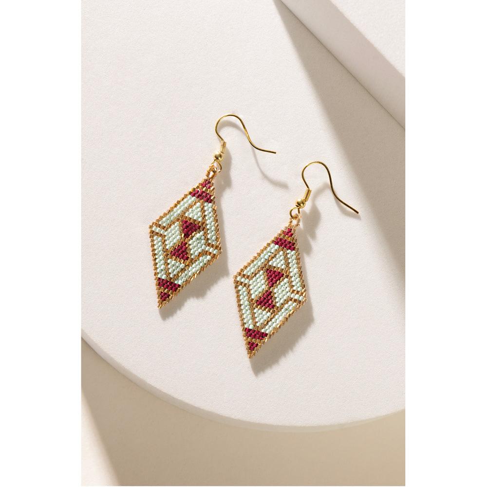Time Mine Beaded Earrings