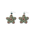 Lovely Bloom Earrings In Green