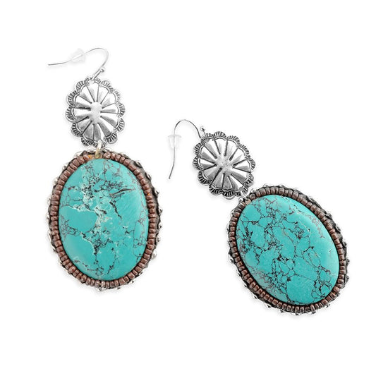 Conchos Midas Ohrringe in Blau