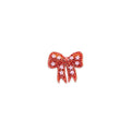 Lovely Bow Brooch In Red