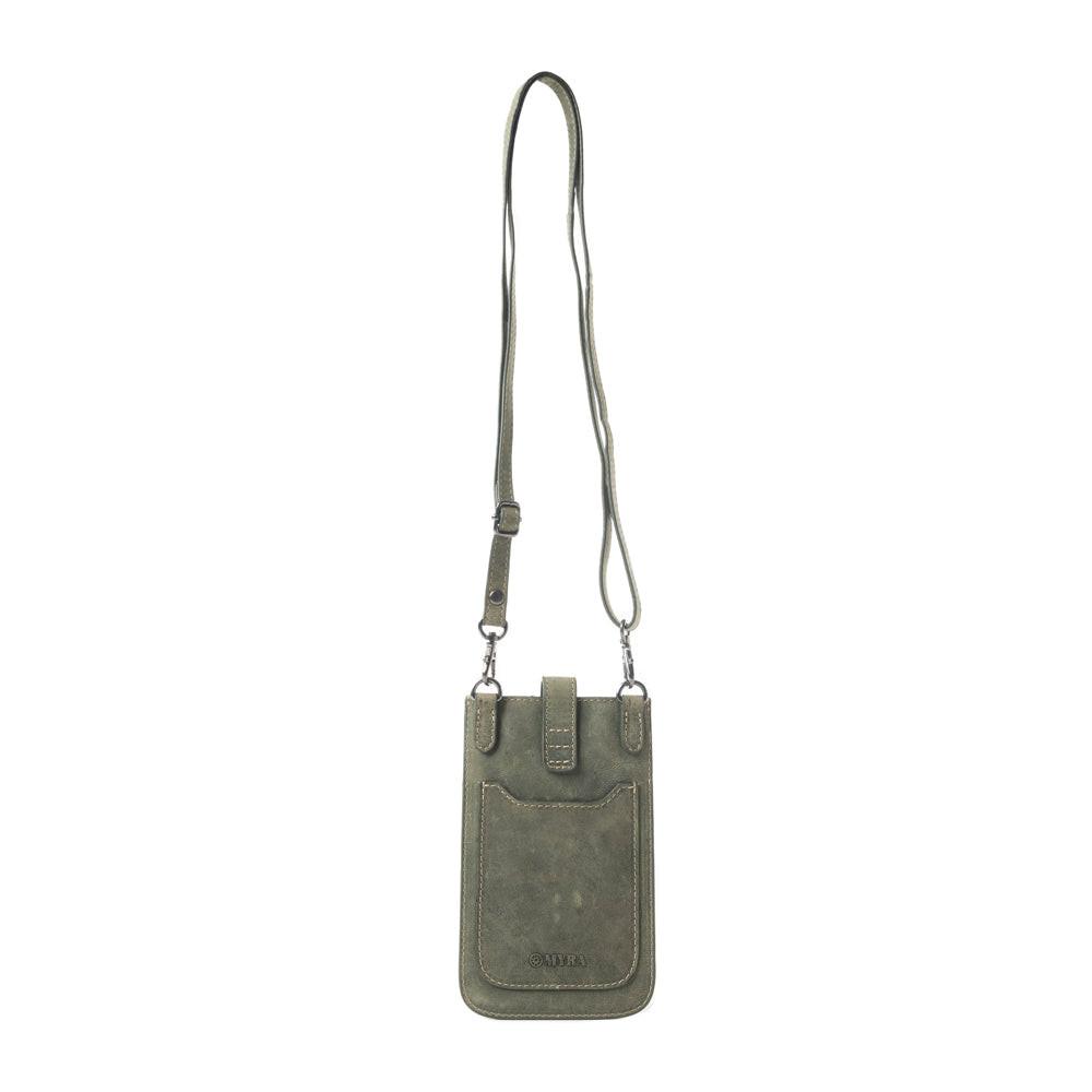 Golden Canyon Cell Phone Bag In Green
