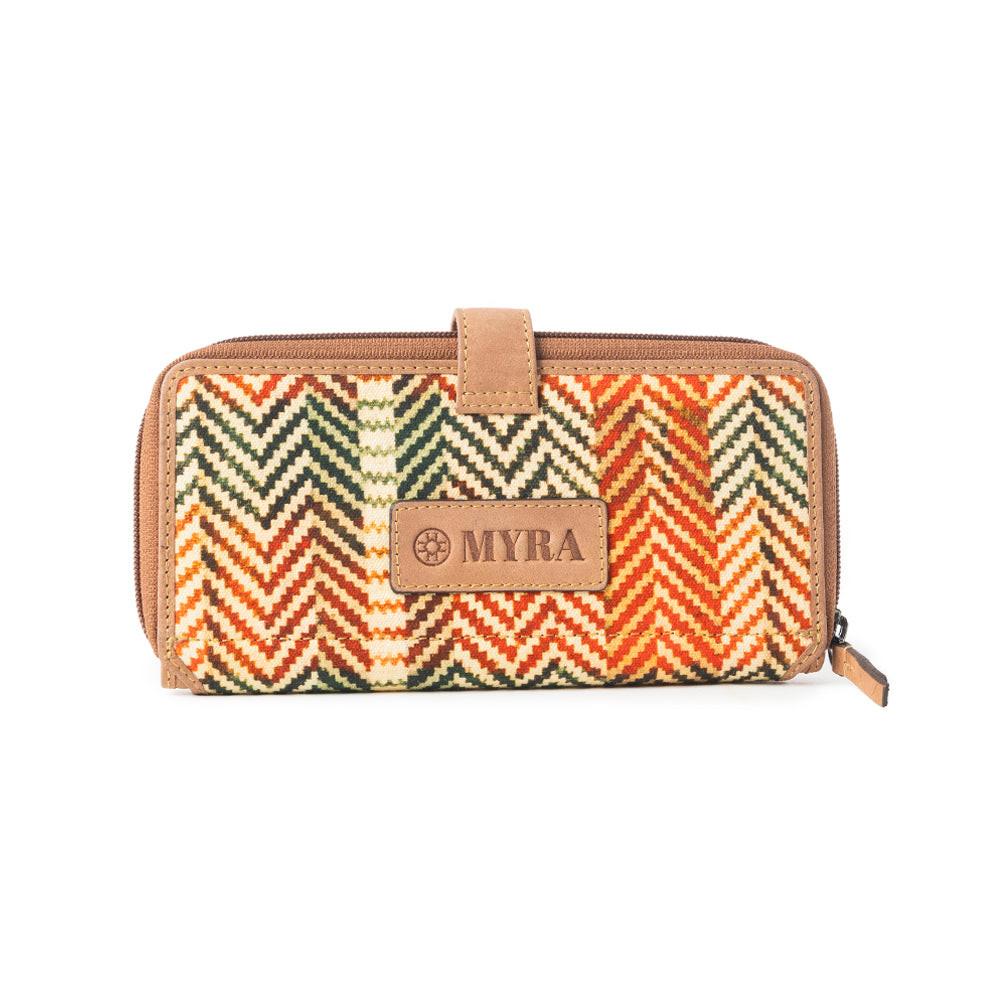 Harvest Chevron Wallet In Multicolor