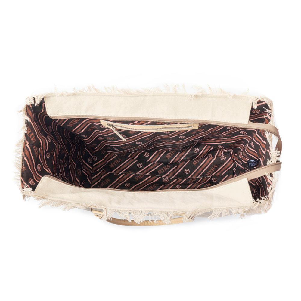 Saint Tropez Weekender Bag In Sand