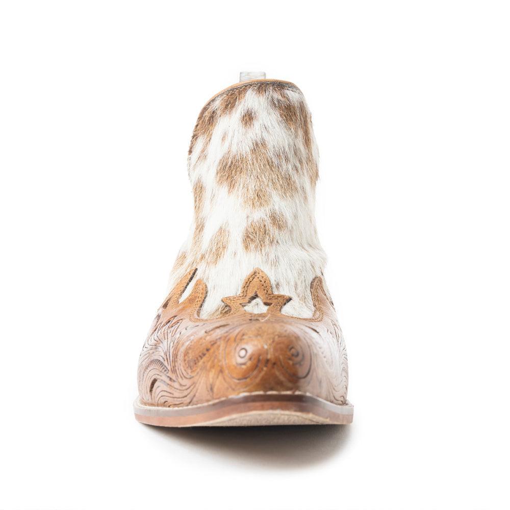 Rosa Canyon Booties In Brown & White
