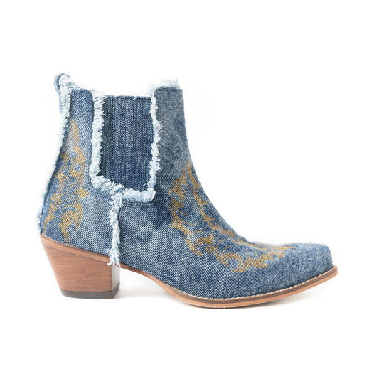 Dearling Ranch Booties in Denimblau