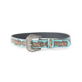 Jenson Hill Kid's Belt In Turquoise