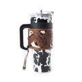 Wide Wyoming Tumbler In Black and White