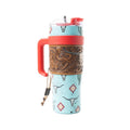 Wide Wyoming Tumbler In Sea Blue
