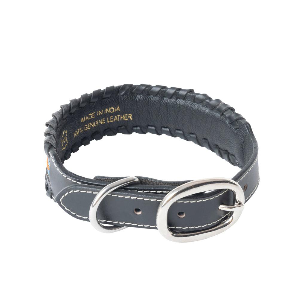 Running Wind Dog Collar In Black