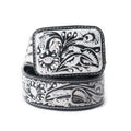 Desert Silver Moon Women's Belt In Black