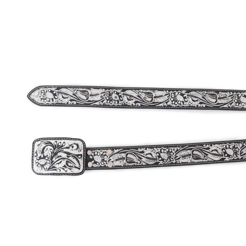 Desert Silver Moon Women's Belt In Black