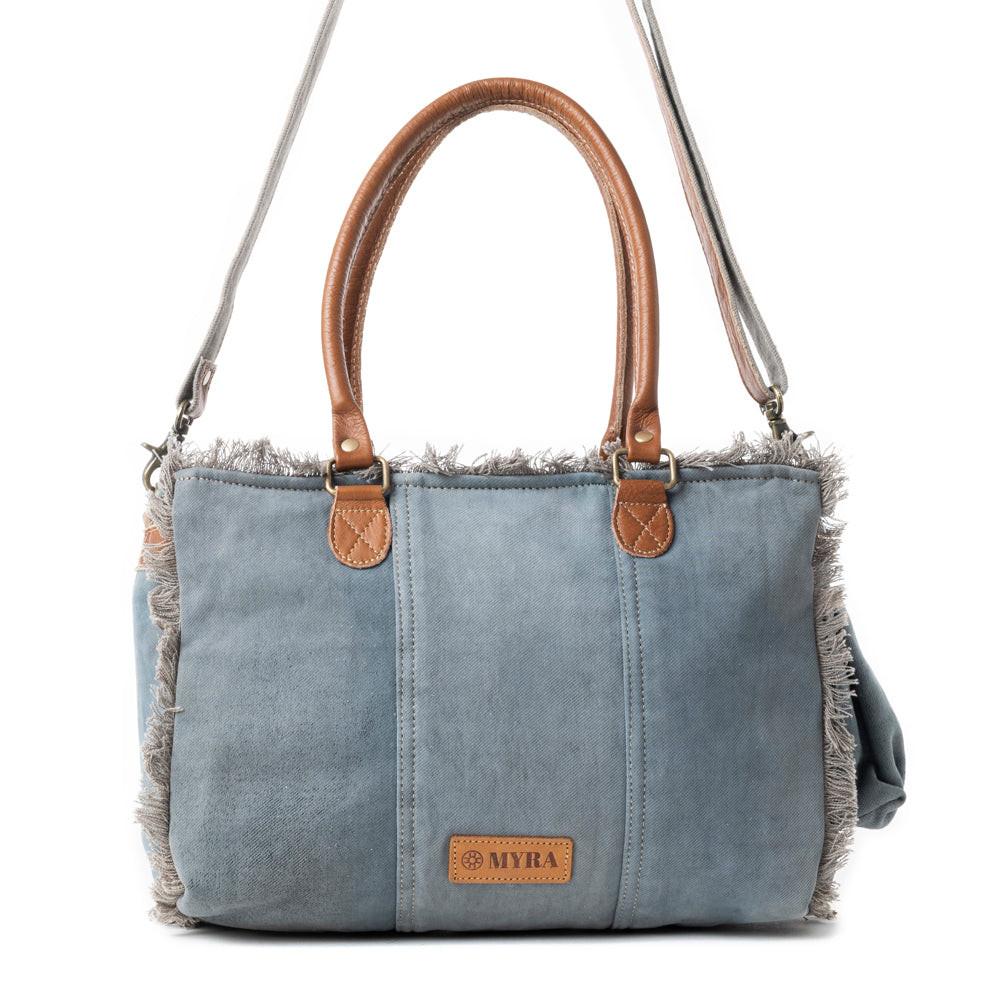 Coastal Steel Upcycled Tote in Denim