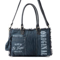 Coastal Steel Upcycled Tote in Blue
