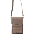 Padrina Trail Leather Bag In Dark Brown