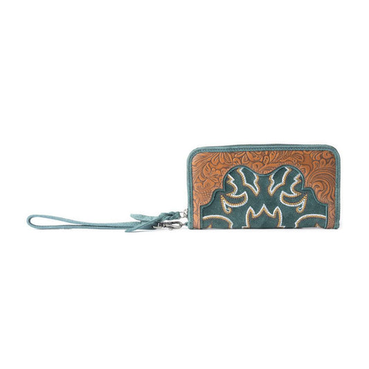 Electric Desert Wallet In Grün