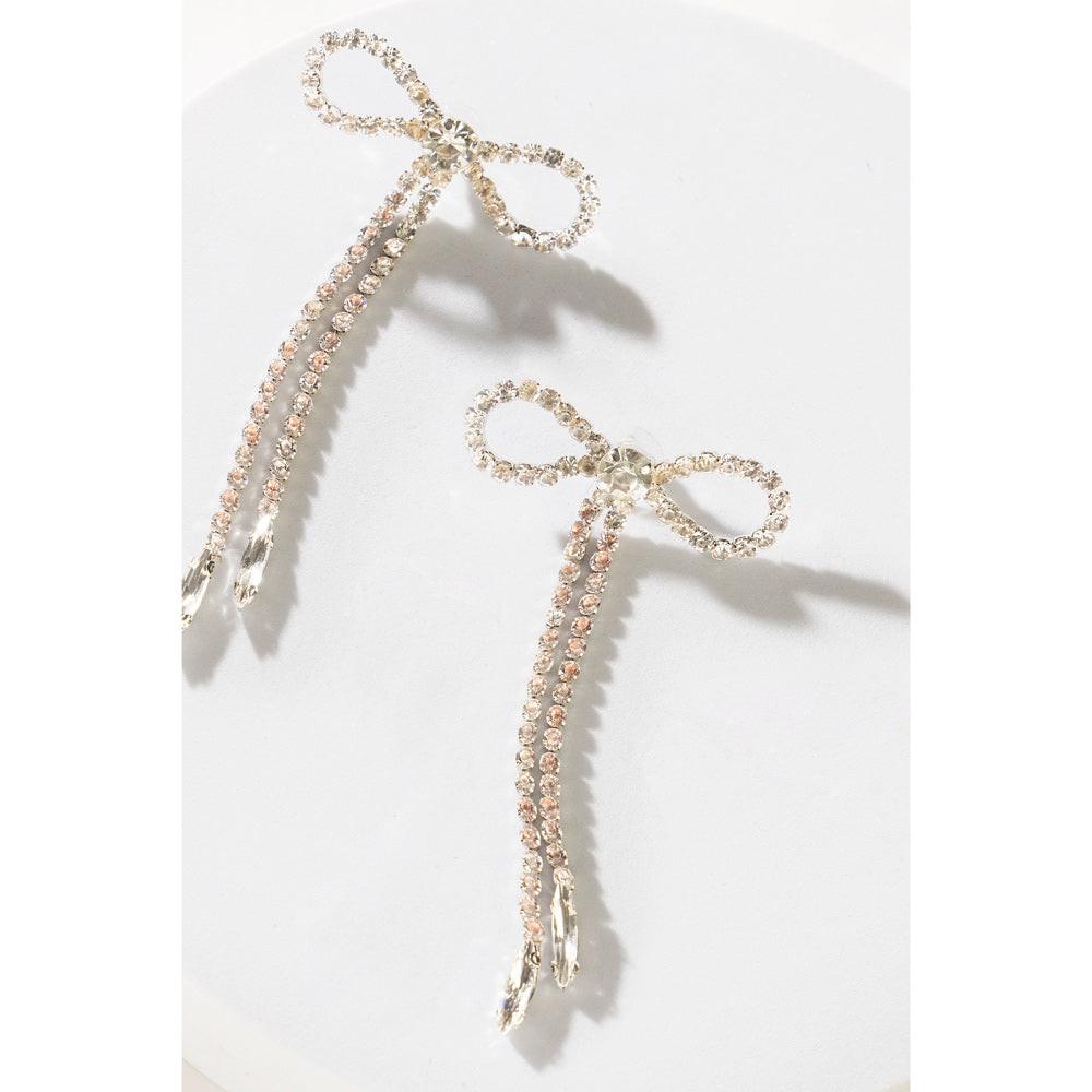 Starlight Lasso Earrings In White