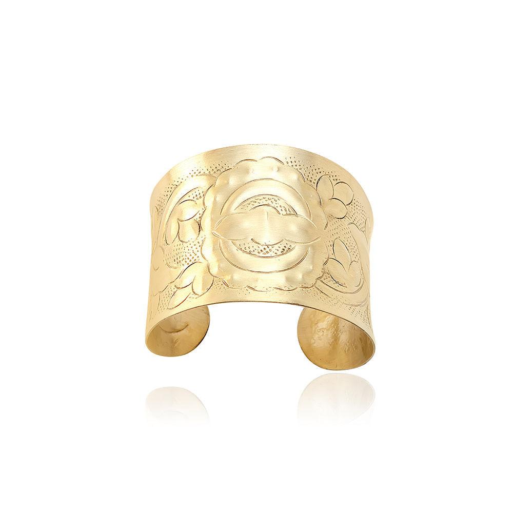 Medallion Sun Cuff Bracelet