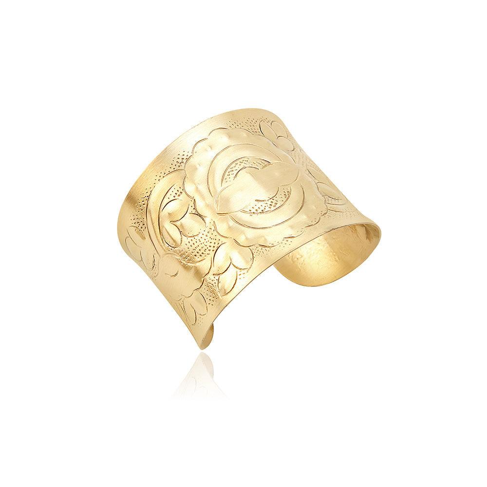 Medallion Sun Cuff Bracelet