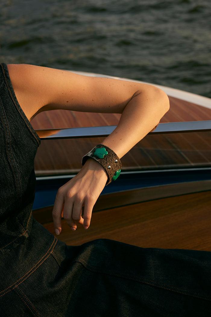 Cloud Crossing Cuff Bracelet