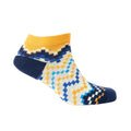 Jade Valley PixieAnkle Socks In Blue & Yellow