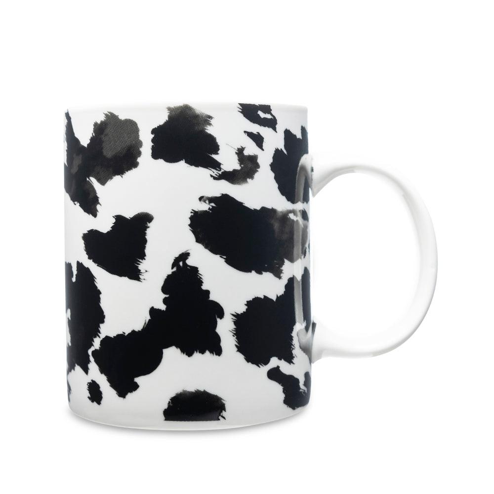 Sippinâ€™ in the South Ceramic Mug in Black Leopard Print
