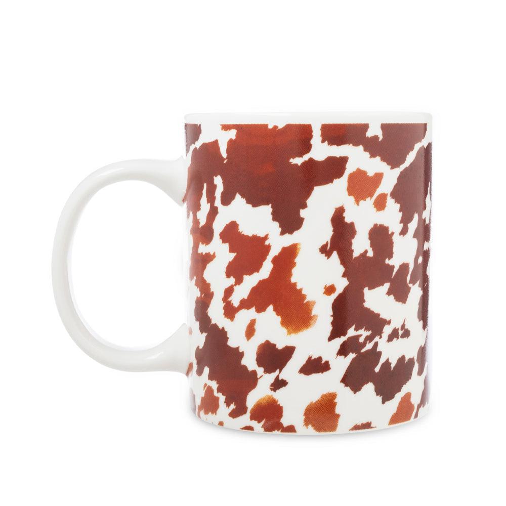 Sippinâ€™ in the South Ceramic Mug in Brown Leapard Print